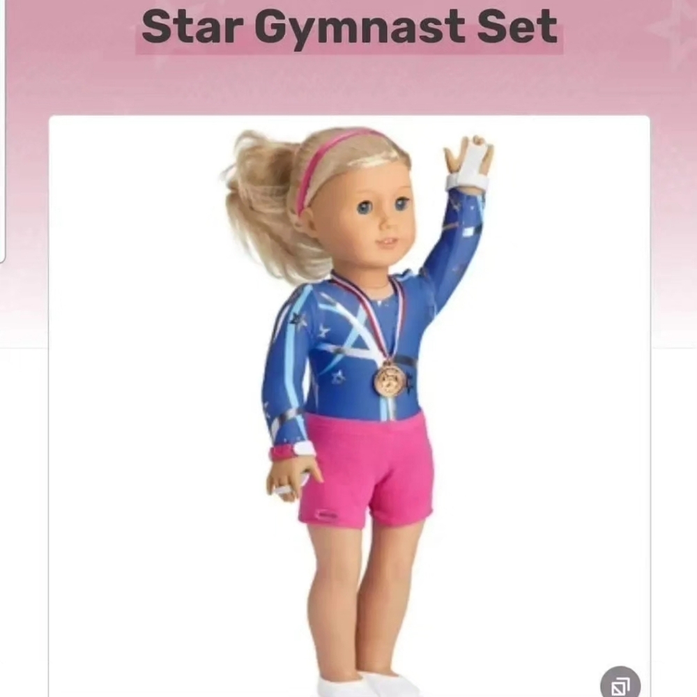 American Girl Star Gymnast-There are 2 please specify if you want pic 1 or pic 2